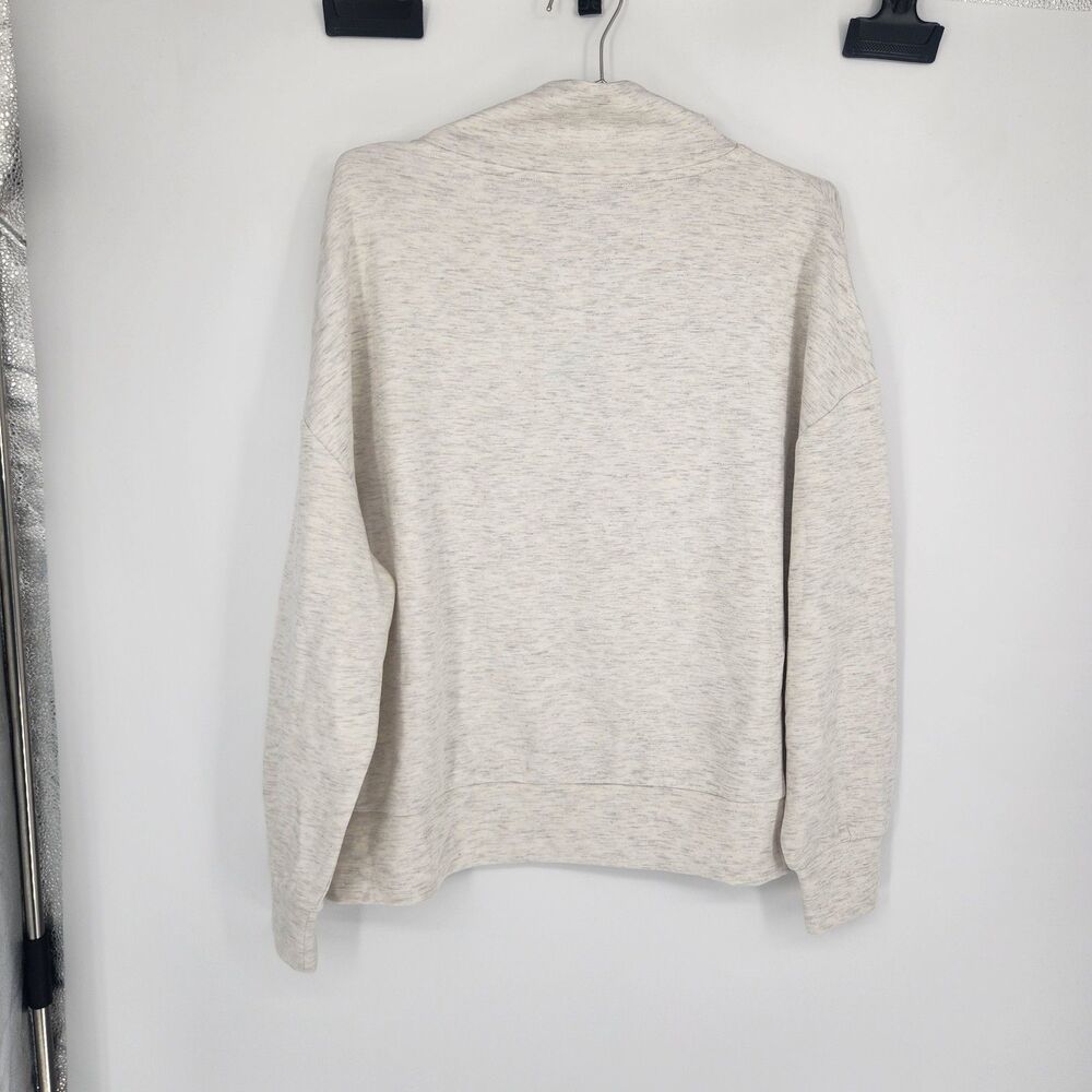 Varley Off-White Medium Hawley Half Zip Sweatshirt NWT - Picture 3 of 7